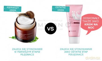 Mizon Skin gel with snail secretion filtrate 80% for problematic skin (Snail Recovery Gel Cream) 45 ml