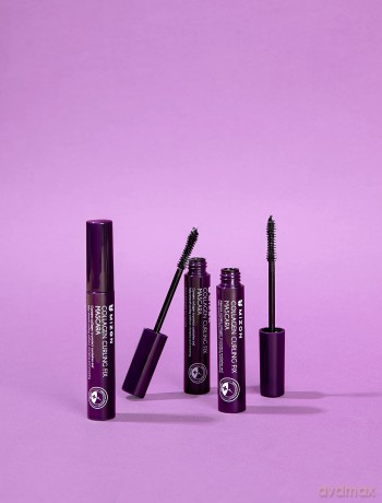 Mizon Waterproof mascara for eyelash extensions and curling (Collagen Curling Fix Mascara) 6 ml - Shade: Black