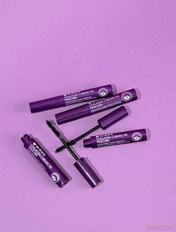 Mizon Waterproof mascara for eyelash extensions and curling (Collagen Curling Fix Mascara) 6 ml - Shade: Black