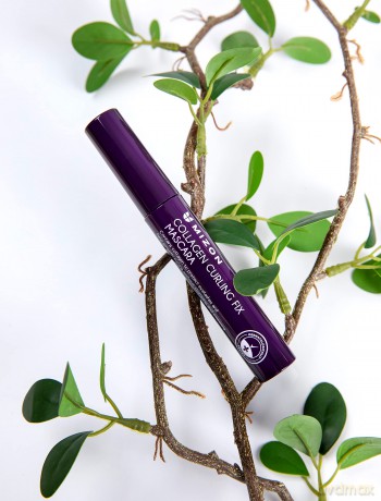 Mizon Waterproof mascara for eyelash extensions and curling (Collagen Curling Fix Mascara) 6 ml - Shade: Black