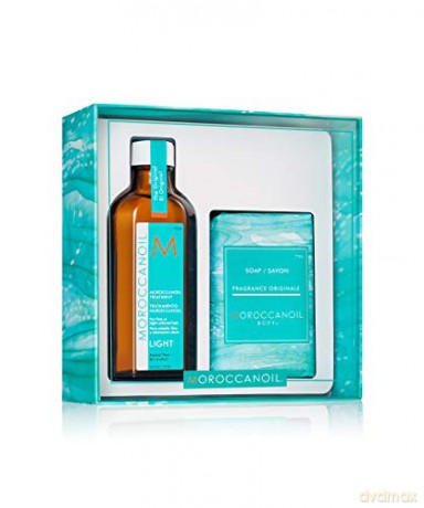 Moroccanoil Moroccanoil Confezione Regalo Olio Leggero 100ml and Soap for the Body 200gr