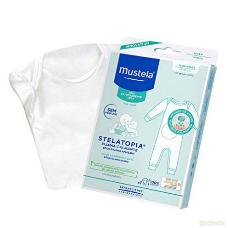 Mustela Baby Soothing Pajamas for Atopic Skin 12-24 Months (Skin Soothing Pajamas)