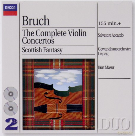 Accardo/Masur/Leipzig: Bruch The Complete Violin Concertos [2CD]
