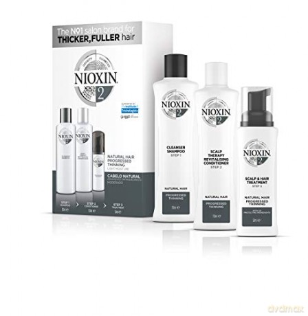 Nioxin Gift Set of Hair Care for Fine Highly Straightening Natural Hair System 2