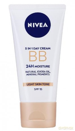 Nivea 5 in 1 BB Cream SPF 20 (5in1 Beautifying Moisturizer) 50 ml - Shade: Light