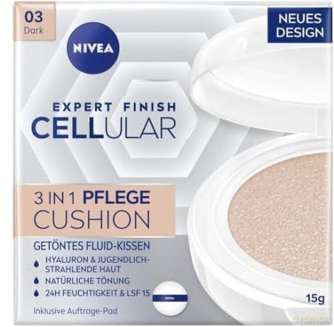 Nivea Caring toning cream in a sponge 3 in 1 Hyaluron Cellular Filler 15 g - Shade: 01 Light