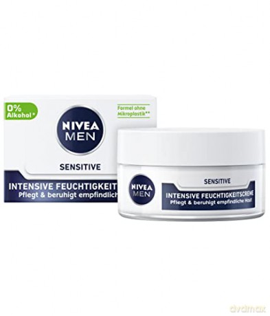 Nivea Intensive moisturizing cream Men Sensitiv e (Intensive Face Cream) 50 ml