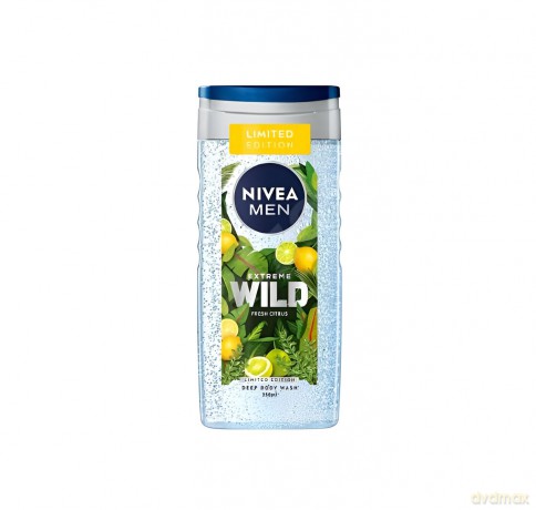 Nivea Men Extreme Wild Fresh Citrus Body and Hair (Shower Gel) - Volume: 250 ml