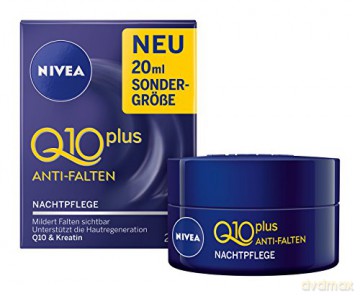 Nivea Night Wrinkle Cream Q10 Plus Mini 20 ml