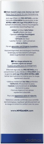 Nivea Nivea Men Hyaluron Anti-Age Refreshing Skin Gel (Hydro Gel Visage) 50 ml