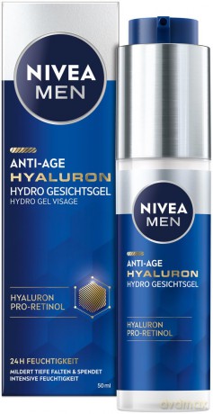 Nivea Nivea Men Hyaluron Anti-Age Refreshing Skin Gel (Hydro Gel Visage) 50 ml