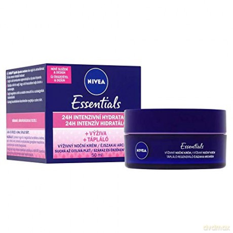 Nivea Nourishing regenerative night cream for dry and sensitive skin Essential s 50 ml
