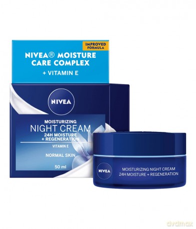 Nivea Regenerating Night Cream for normal to combination skin Aqua Effect 50 ml
