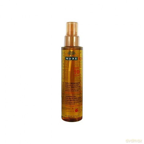 Nuxe Bronze tanning oil for face and body Sun SPF 10 (Tanning Oil Low Protection) 150 ml