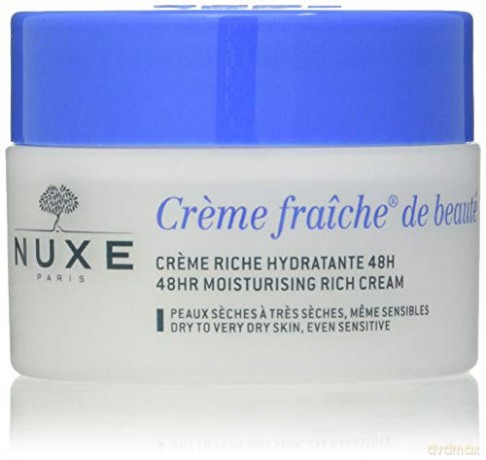 Nuxe Hydrating Nourishing Cream For Dry To Very Dry Skin Creme Fraiche De Beauté (48HR Moisturizing Rich Cream) - Volume: 50 ml