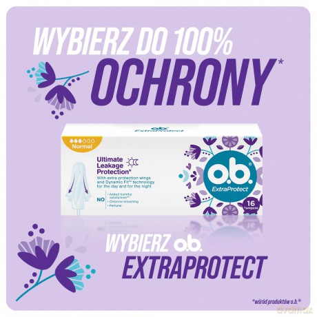 o.b. ExtraProtect Normal tampons - Variant: 56 ks