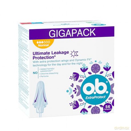 o.b. ExtraProtect Normal tampons - Variant: 56 ks