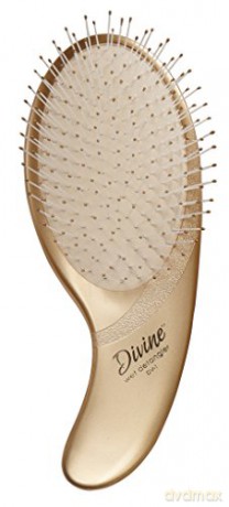 Olivia Garden Gold brush for combing wet hair with nylon bristles Divine Wet Detangler