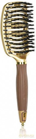 Olivia Garden NanoThermic Ceramic + Ion Flex Boar hair brush