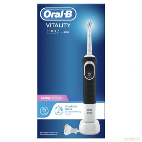 Oral B Electric toothbrush Vitality D100 Black Sensitiv e