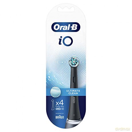 Oral B Replacement brush heads iO Ultimate Clean Black 4 pcs