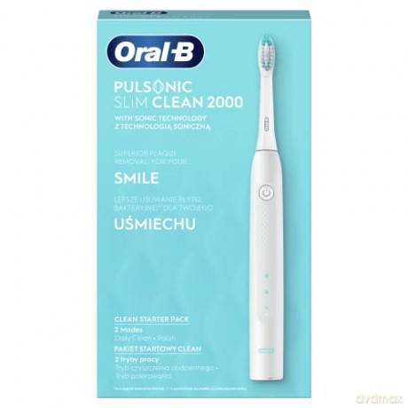 Oral B Sonic toothbrush Pulsonic Slim Clean 2000 White