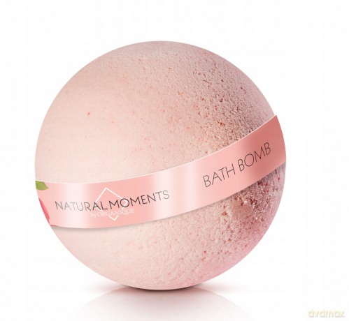 Organique Nourishing sparkling bath bomb Natura l Moments Red Currant (Bath Bomb) 170 g
