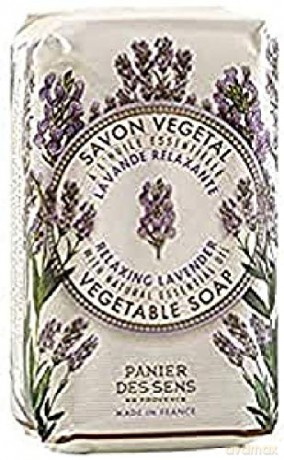 Panier des Sens Finely ground soap with Relaxing Lavender essential oil (Vegetable Soap) 150 g