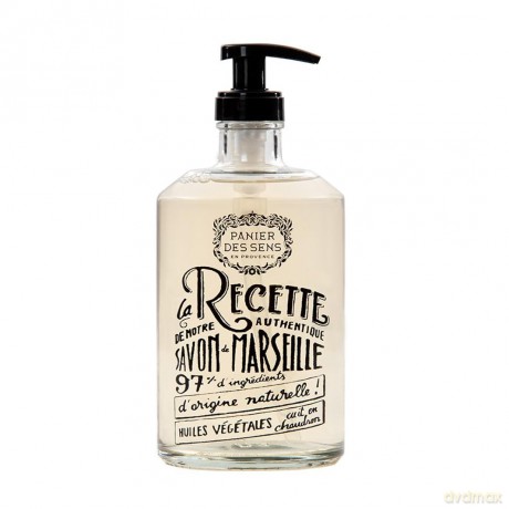 Panier des Sens Rejuven ating Rose (Glass Bottle Marseille Soap) 500 ml