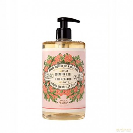 Panier des Sens Liquid soap Rose Geranium (Liquid Marseille Soap) - Volume: 750 ml