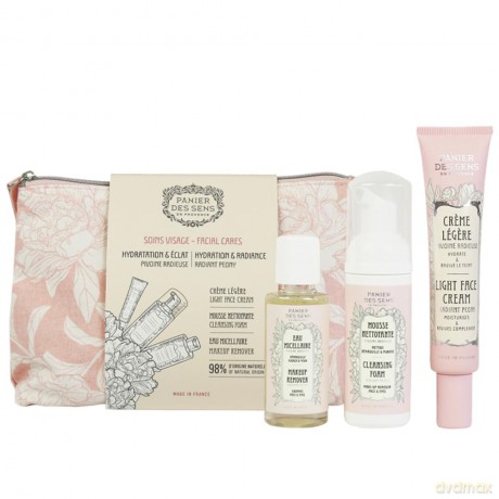 Panier des Sens Radiant Peony Travel Set