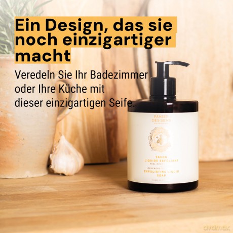 Panier des Sens Regenerating Honey liquid soap (Exfoliating Marseille Soap) 500 ml