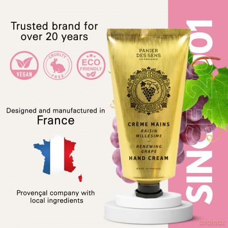 Panier des Sens Renewing Grape (Hand Cream) - Volume: 75 ml