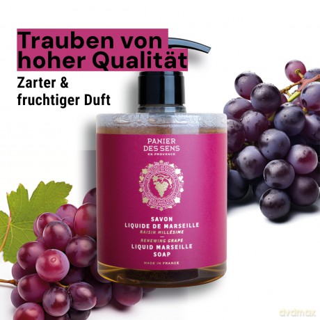 Panier des Sens Renewing Grape liquid soap (Liquid Marseille Soap) 500 ml