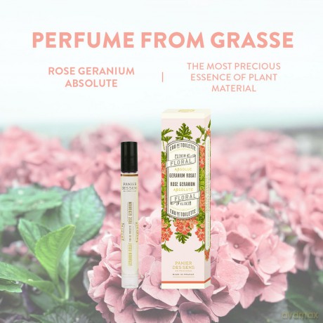 Panier des Sens Rose Geranium roll-on (Eau de Toilette) 10 ml