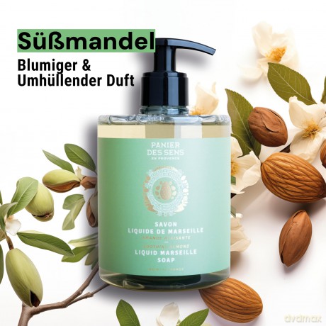 Panier des Sens Soothing Almond (Liquid Marseille Soap) 500 ml