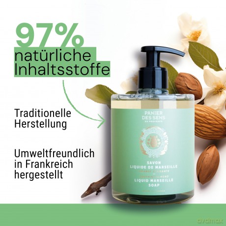 Panier des Sens Soothing Almond (Liquid Marseille Soap) 500 ml