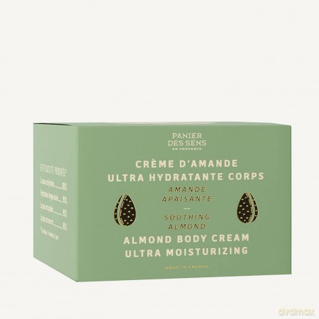 Panier des Sens Soothing Almond Moisturizing Body Cream (Almond Body Cream Ultra Moisturizing) 250 ml