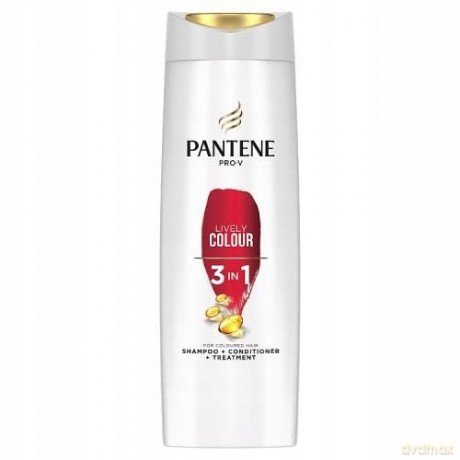Pantene Shampoo for Colored Hair 3 in 1 Lively Color (Shampoo) - Volume: 360 ml