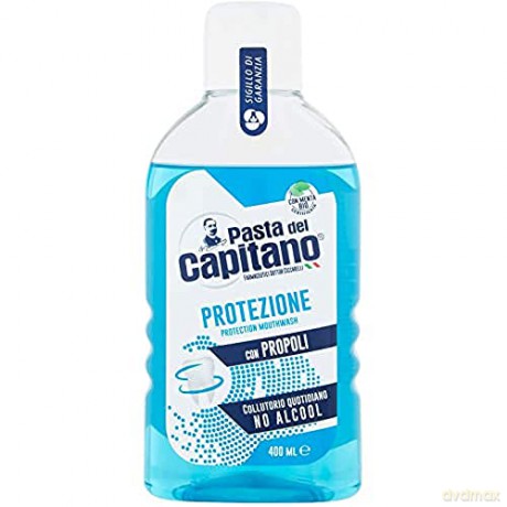 Pasta del Capitano Mouthwash with propolis Protection 400 ml