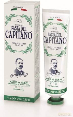 Pasta del Capitano Toothpaste with herbal extracts Capitano 1905 75 ml