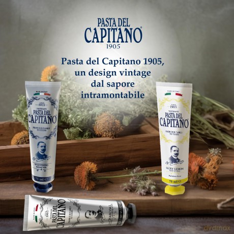 Pasta del Capitano Toothpaste with natural BIO lemon Capitano 1905 75 ml