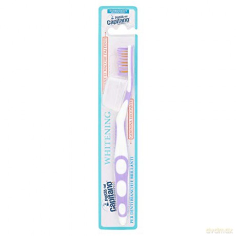 Pasta del Capitano Whitening Soft toothbrush with polishing effect and soft bristles