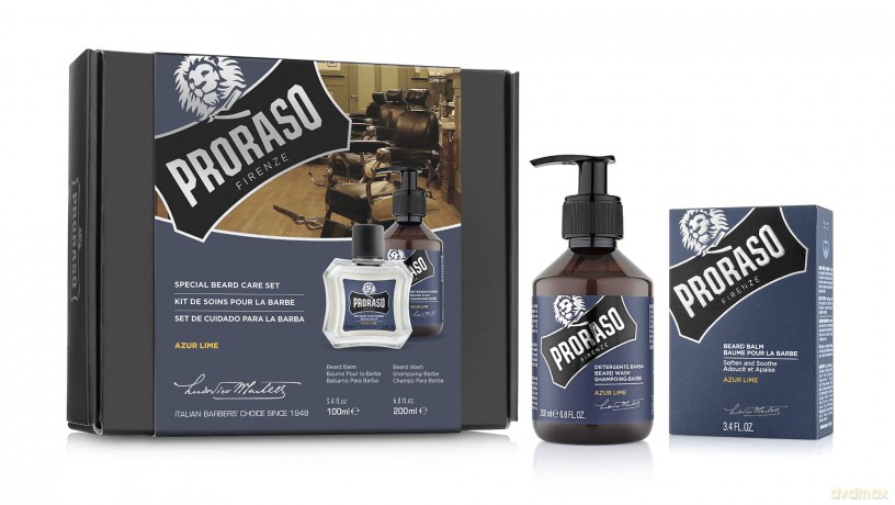 Proraso Azur Lime beard care gift set
