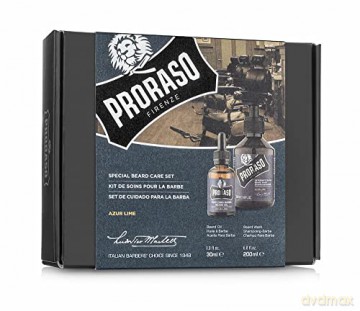 Proraso Azur Lime beard product gift set