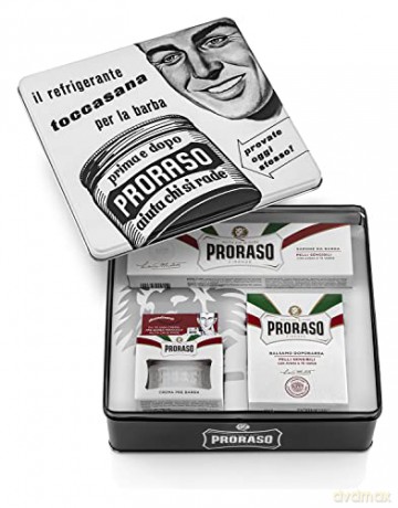 Proraso Klas ical Gift Set shaving for sensitive skin White