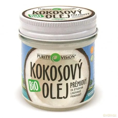 Purity Vision BIO Virgin Cold pressed Coconut Oil PURITY VISION - Volume: 120 ml