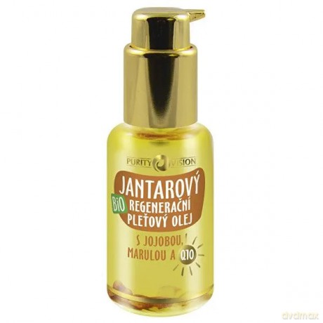 Purity Vision Organic Amber Deep Regenerating Face Oil - Volume: 45 ml