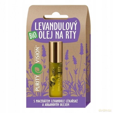 Purity Vision Organic Lavender oil for lips 10 ml