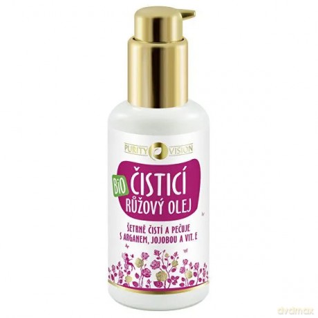 Purity Vision Organic Pink cleansing oil with argan, jojoba and vitamin E 100 ml